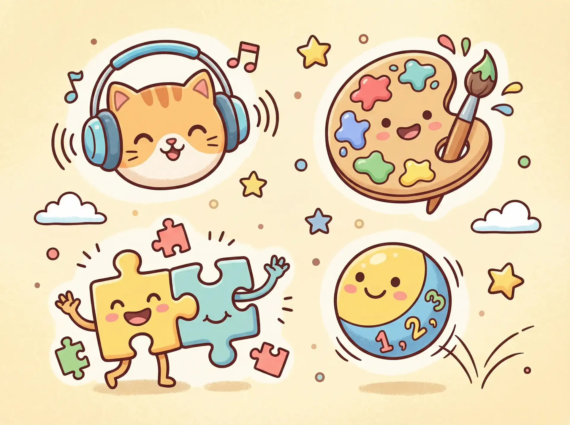 小朋友的手工作品 - 金克斯技能 益智创作